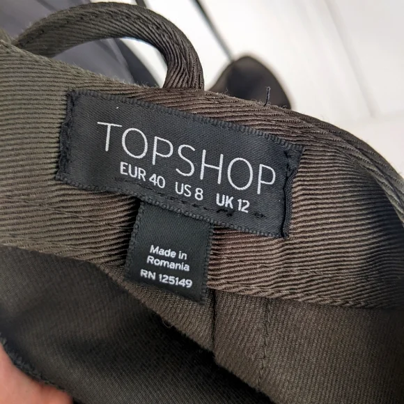 Castor gray Topshop short romper - Picture 9 of 10